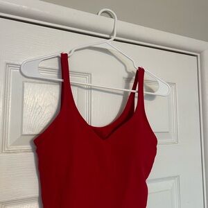 Lululemon Align Tank Dark Red